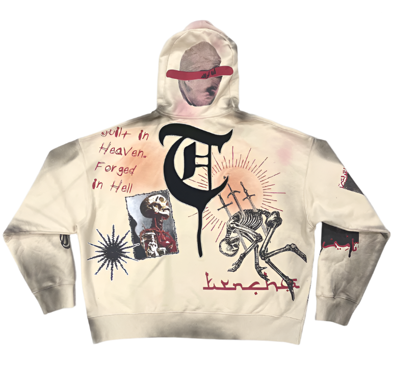 FORGED IN FIRE Off White Hoodie