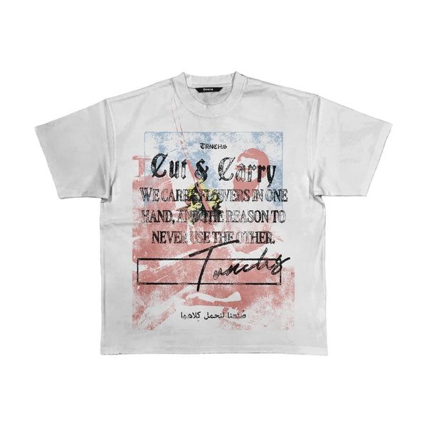 "THIS IS TRNCHS" White Tee
