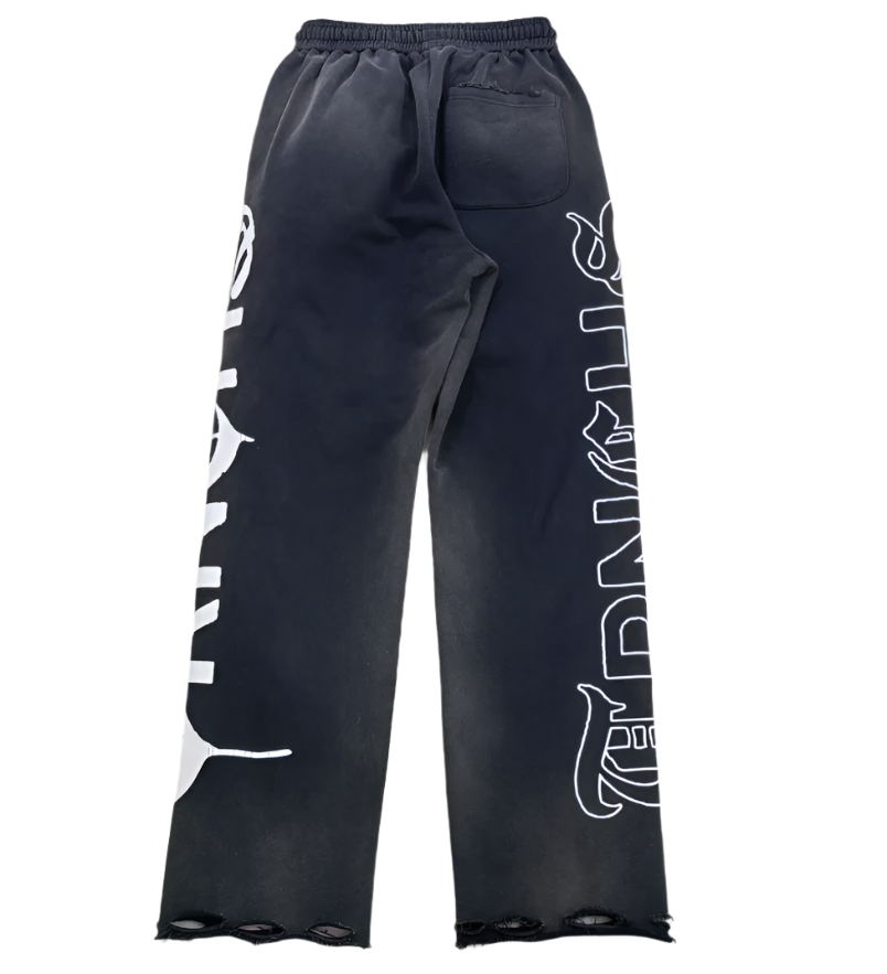 CRIMSON SCRIPT Black Pants