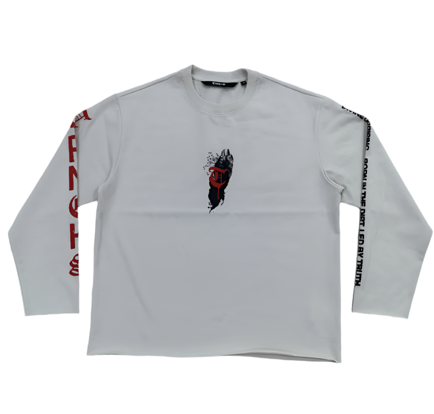 WINGS FOR WAR White Long Sleeve