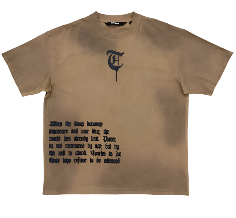 REFUSE TO BE SILENCED Brown Tee