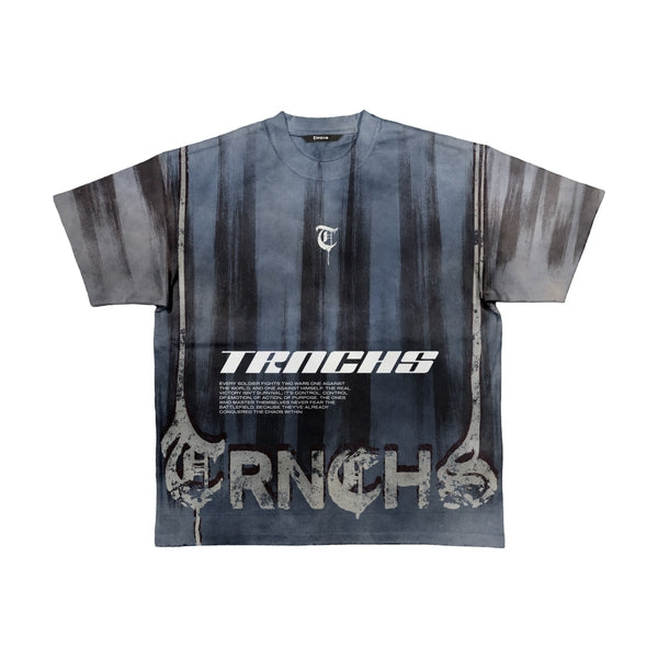 "CONTROL" Blue Tee