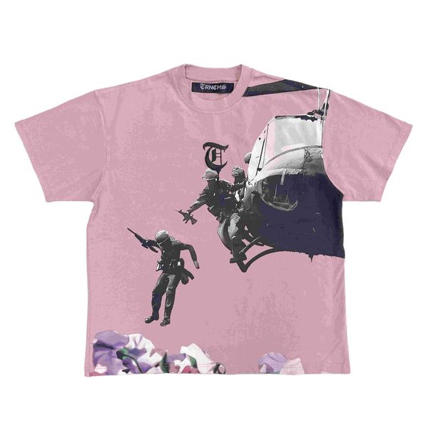 Sale "FIGHTING PURPOSE" Pink Tee