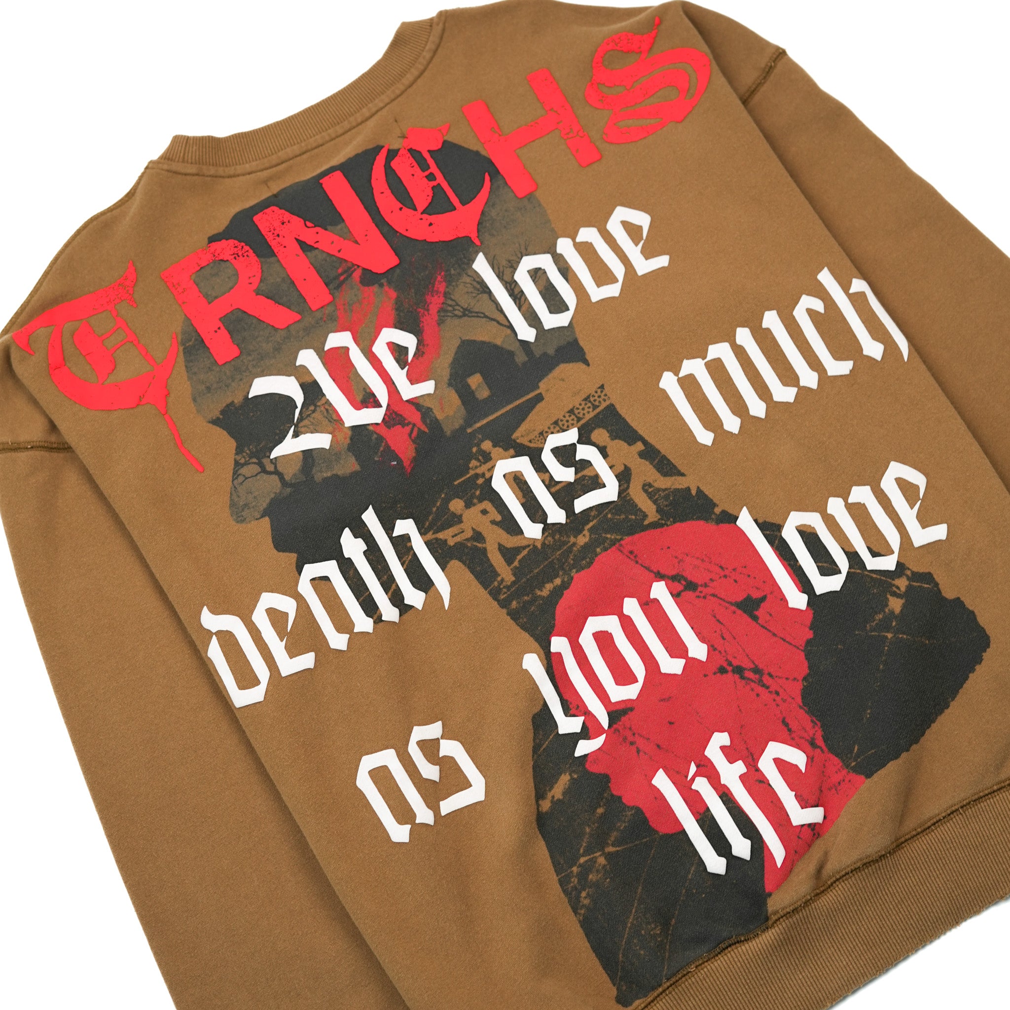 "KHANDAQ" Mocha Crewneck