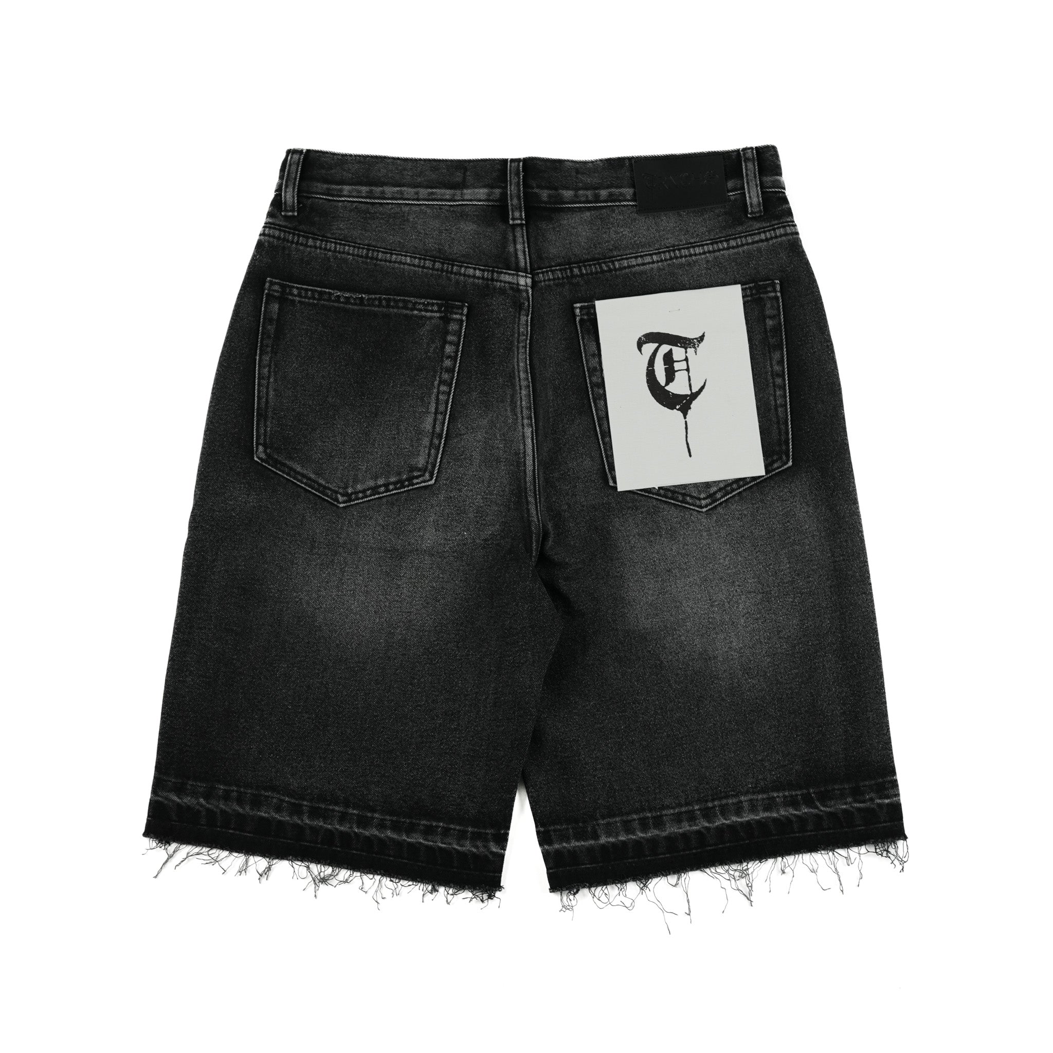 LAYALI  Black Denim Shorts