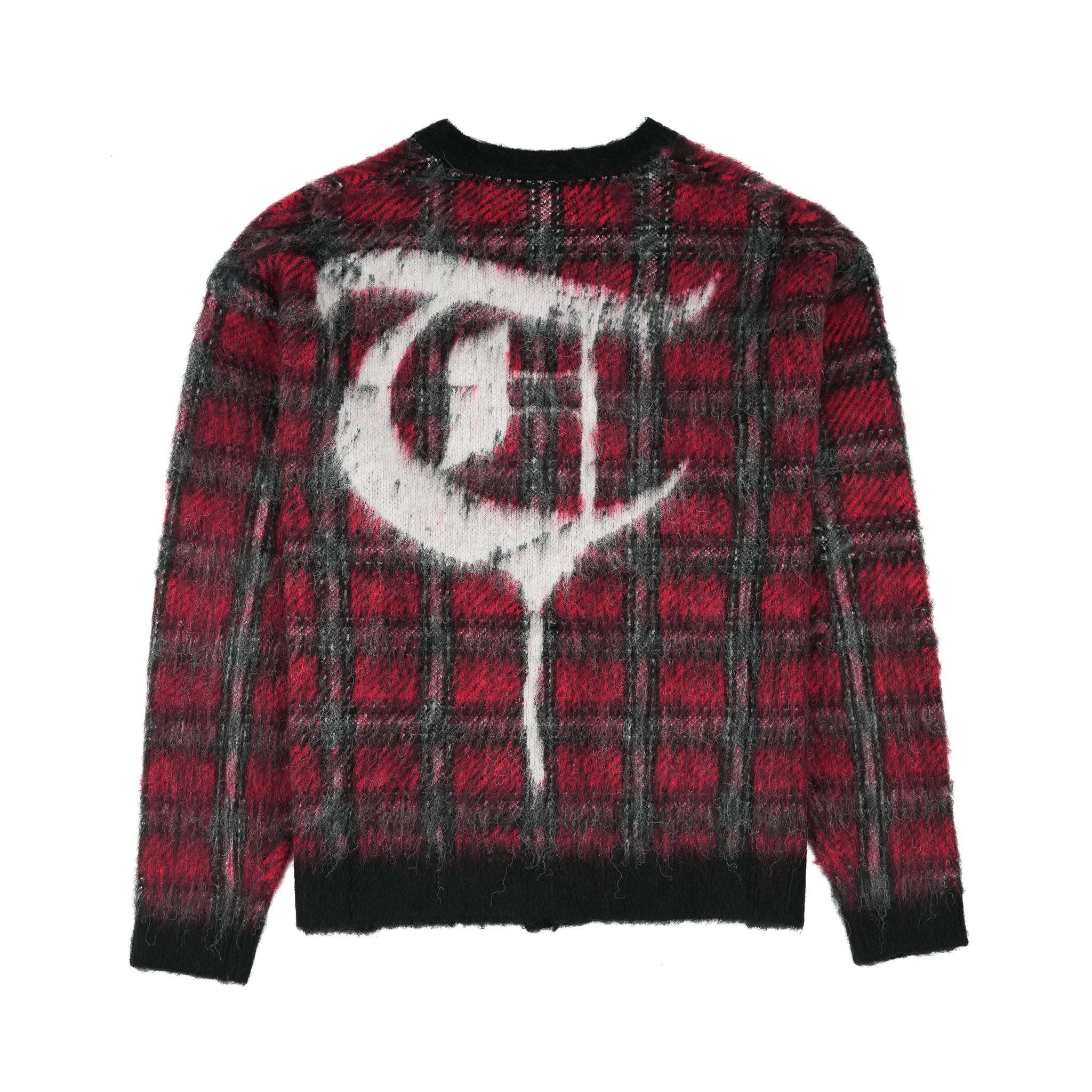 CARLTON BANKS Red/Black Cardigan