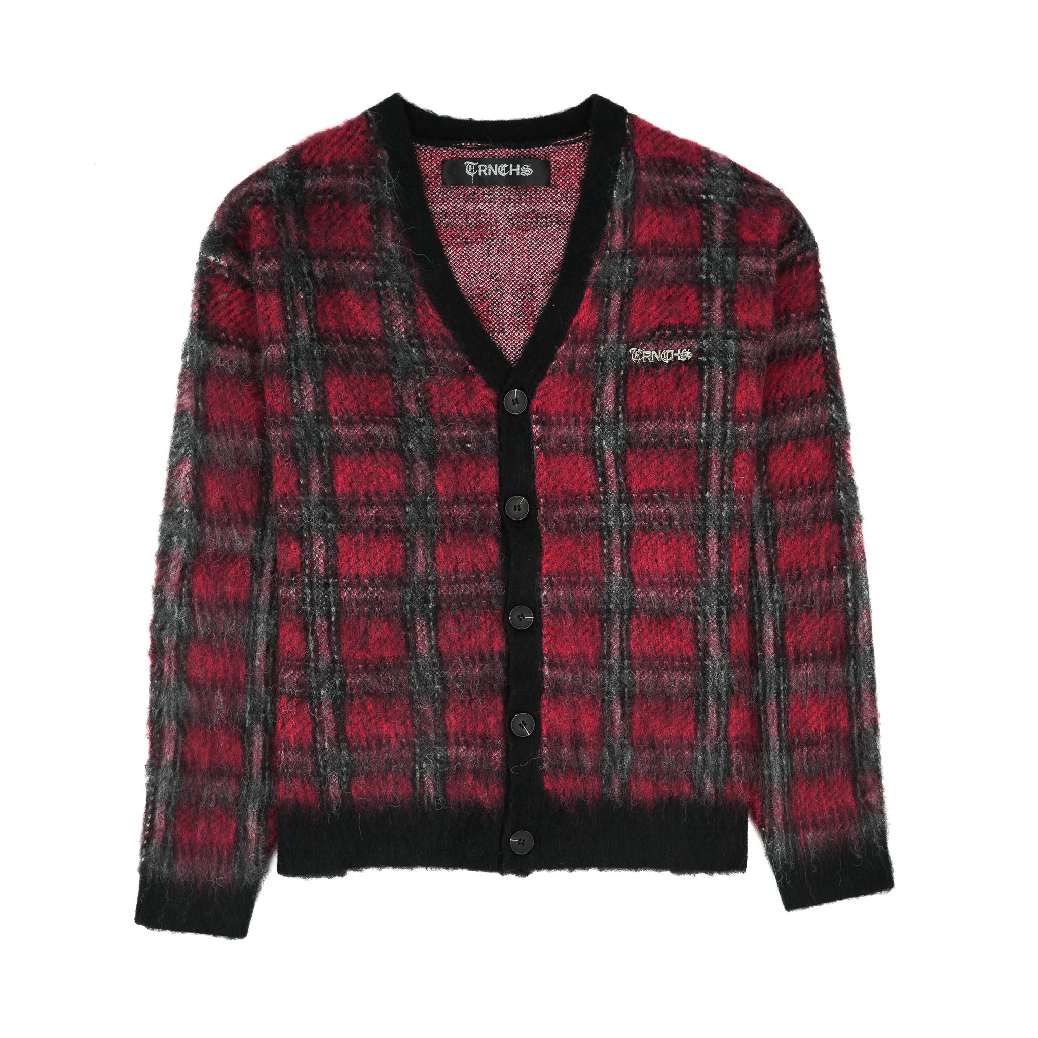 CARLTON BANKS Red/Black Cardigan
