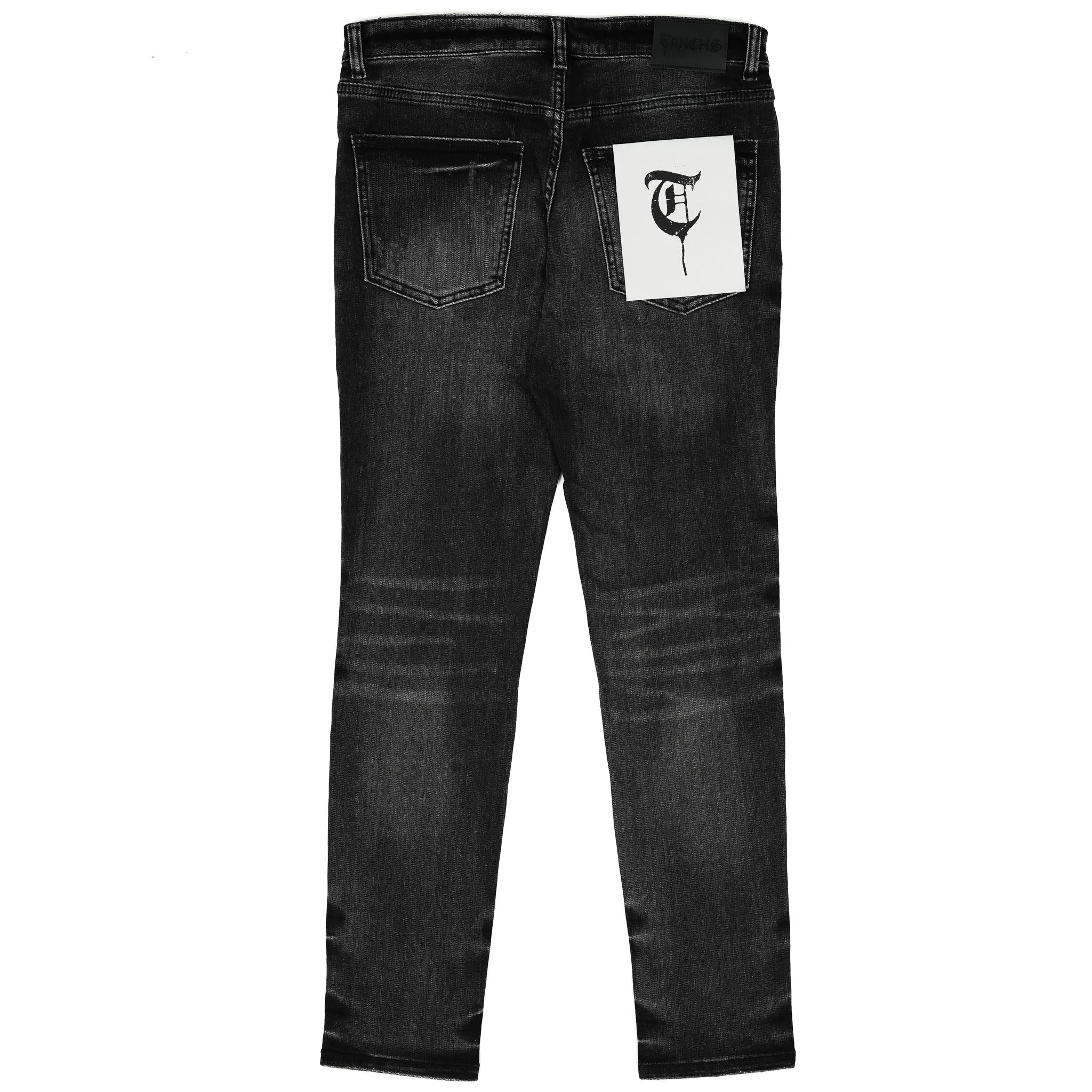"SAYYAN" Black Wash Skinny Denim