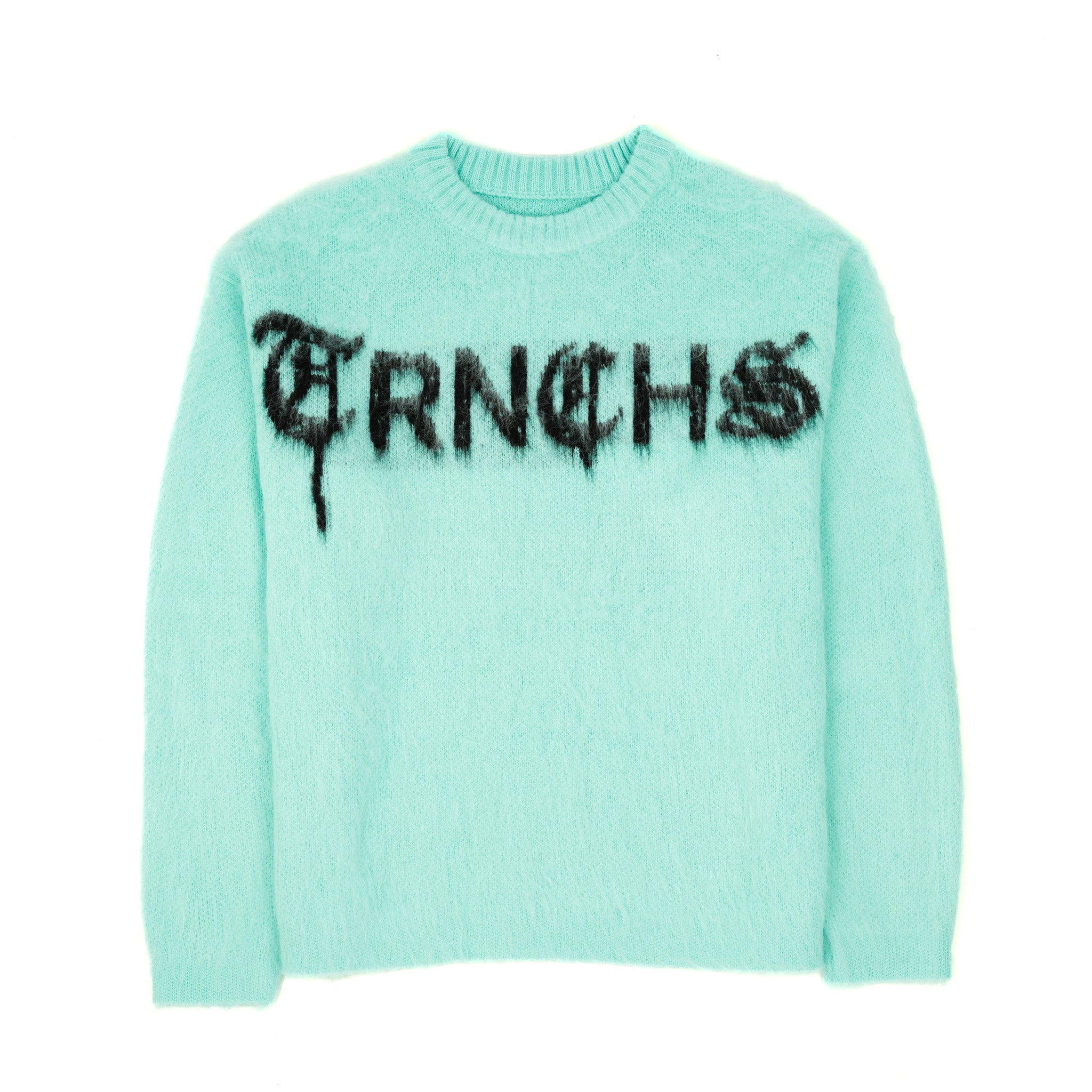 MOHAIR SWEATER Blue/Green