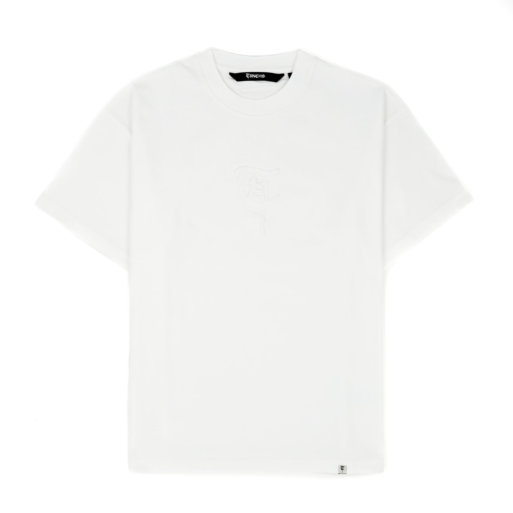 "THE TRNCHS FRONTLINE" White Tee