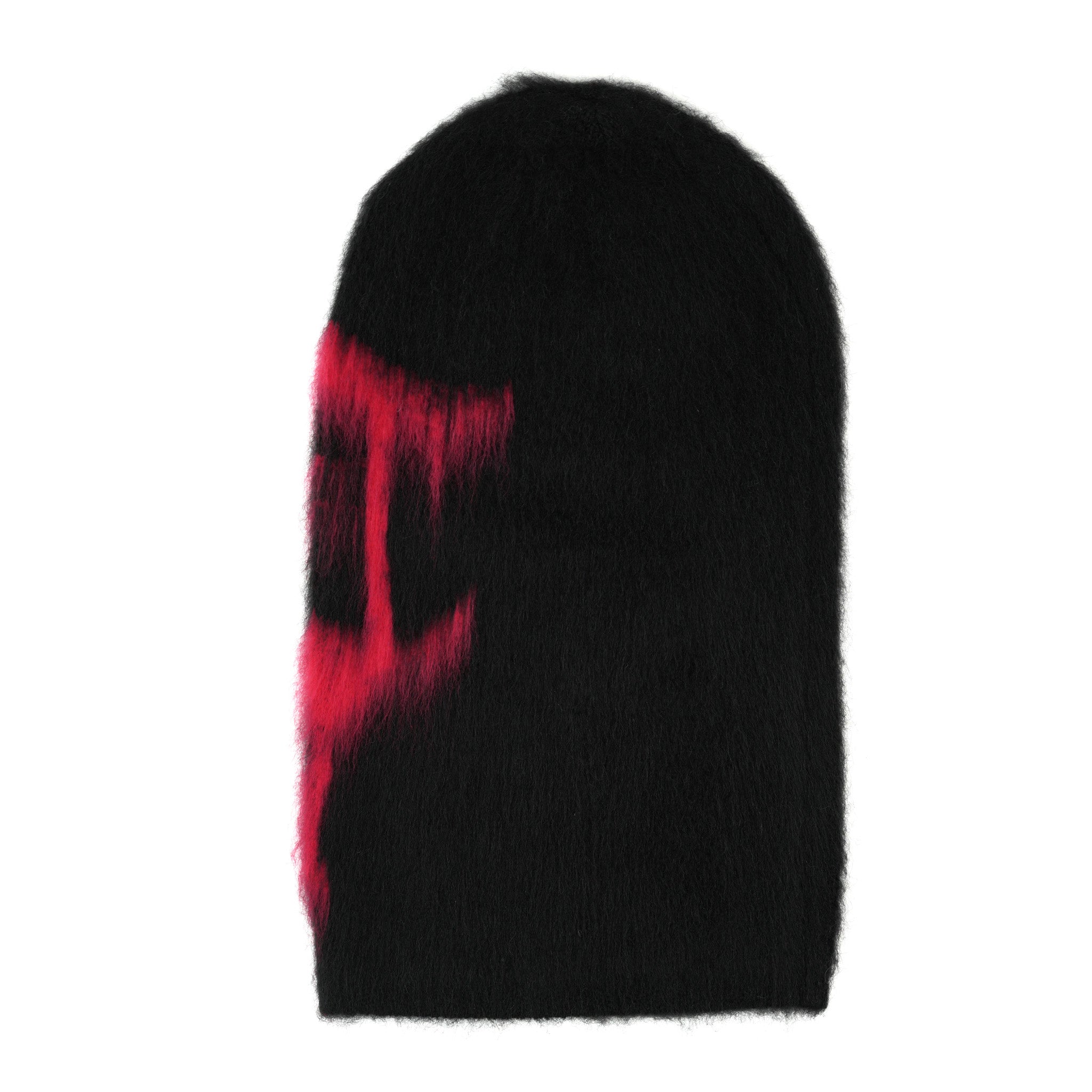 MOHAIR SKIMASK Black / Red